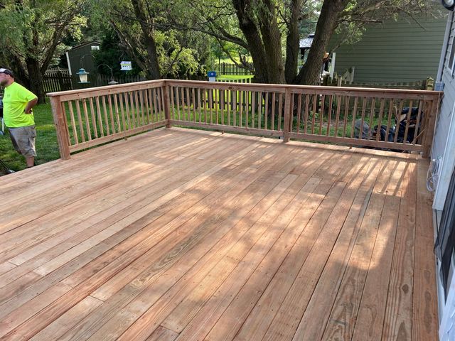 Backyard deck build